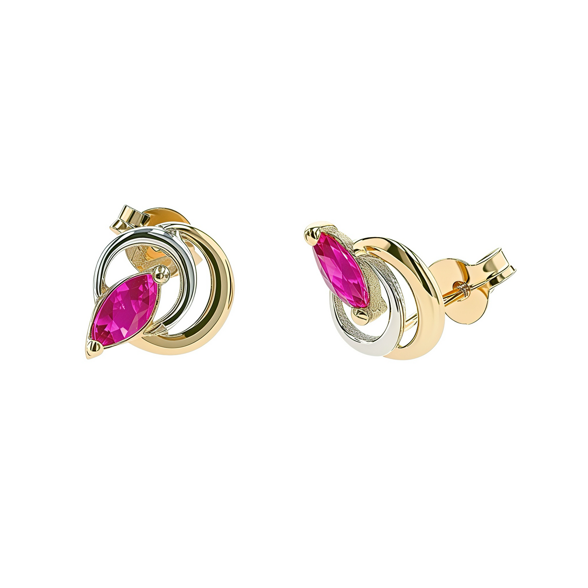 Boucles d'oreilles pierre précieuse