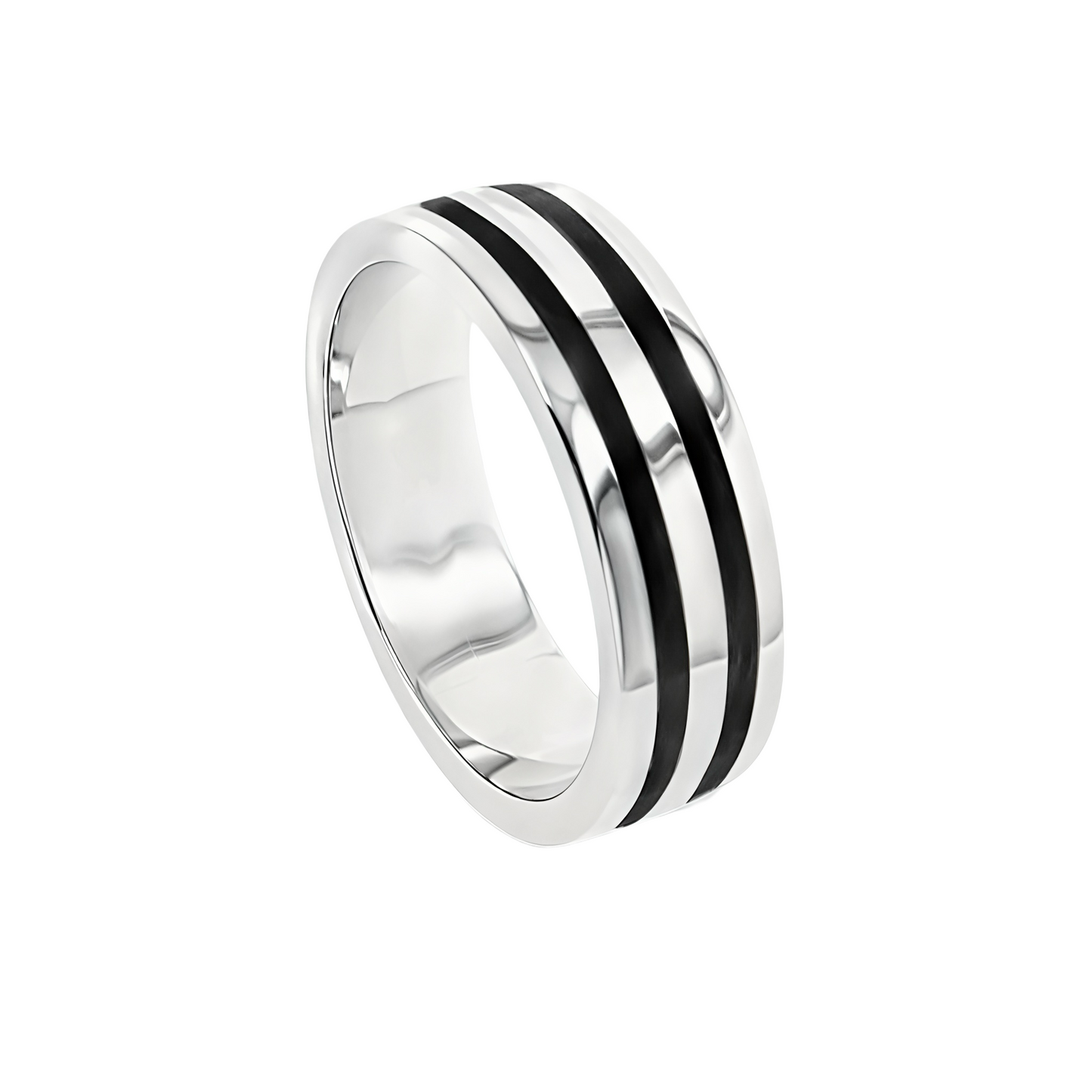 Glamoré Alliances Silver Duo Rings