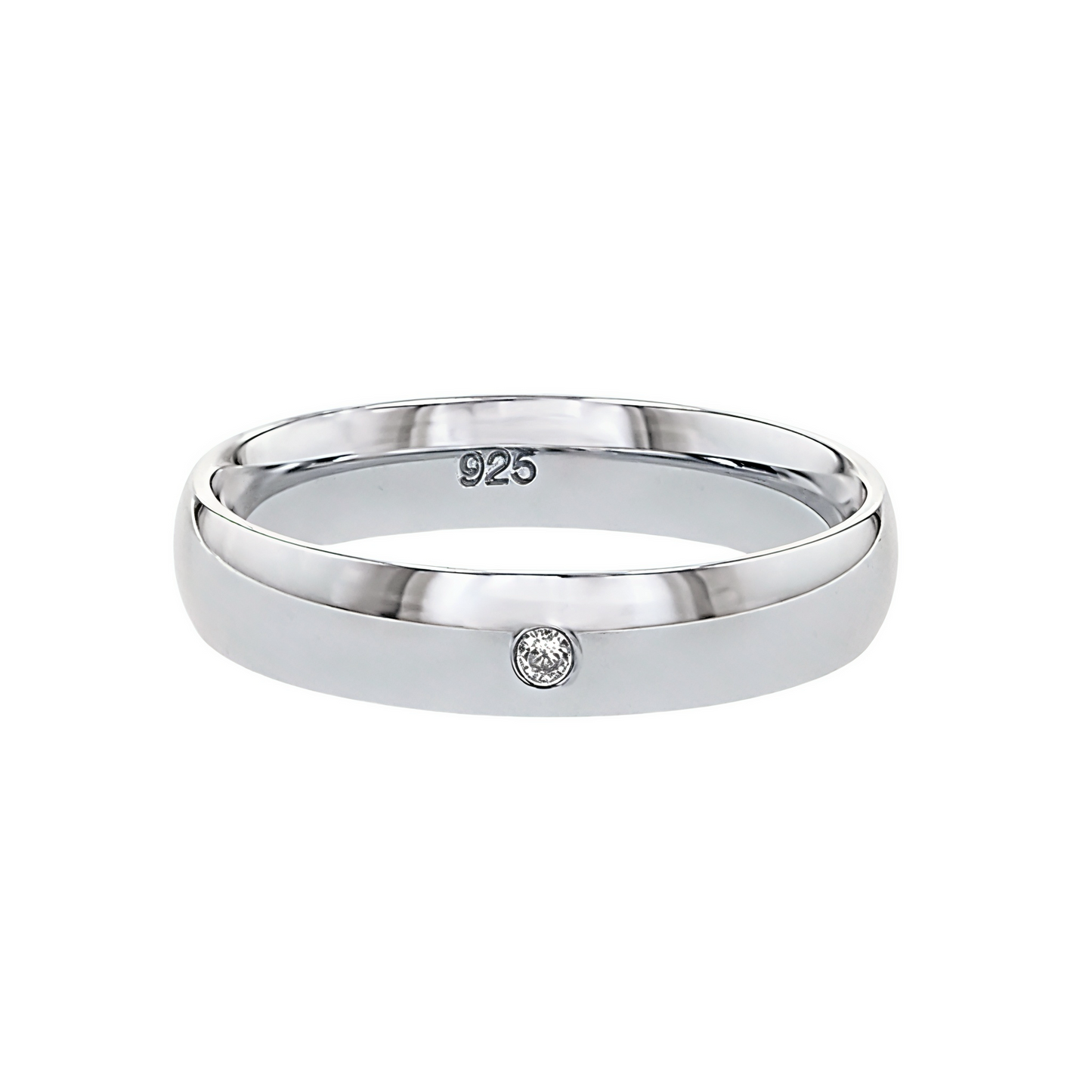 Glamoré Alliances Silberne funkelnde Ringe